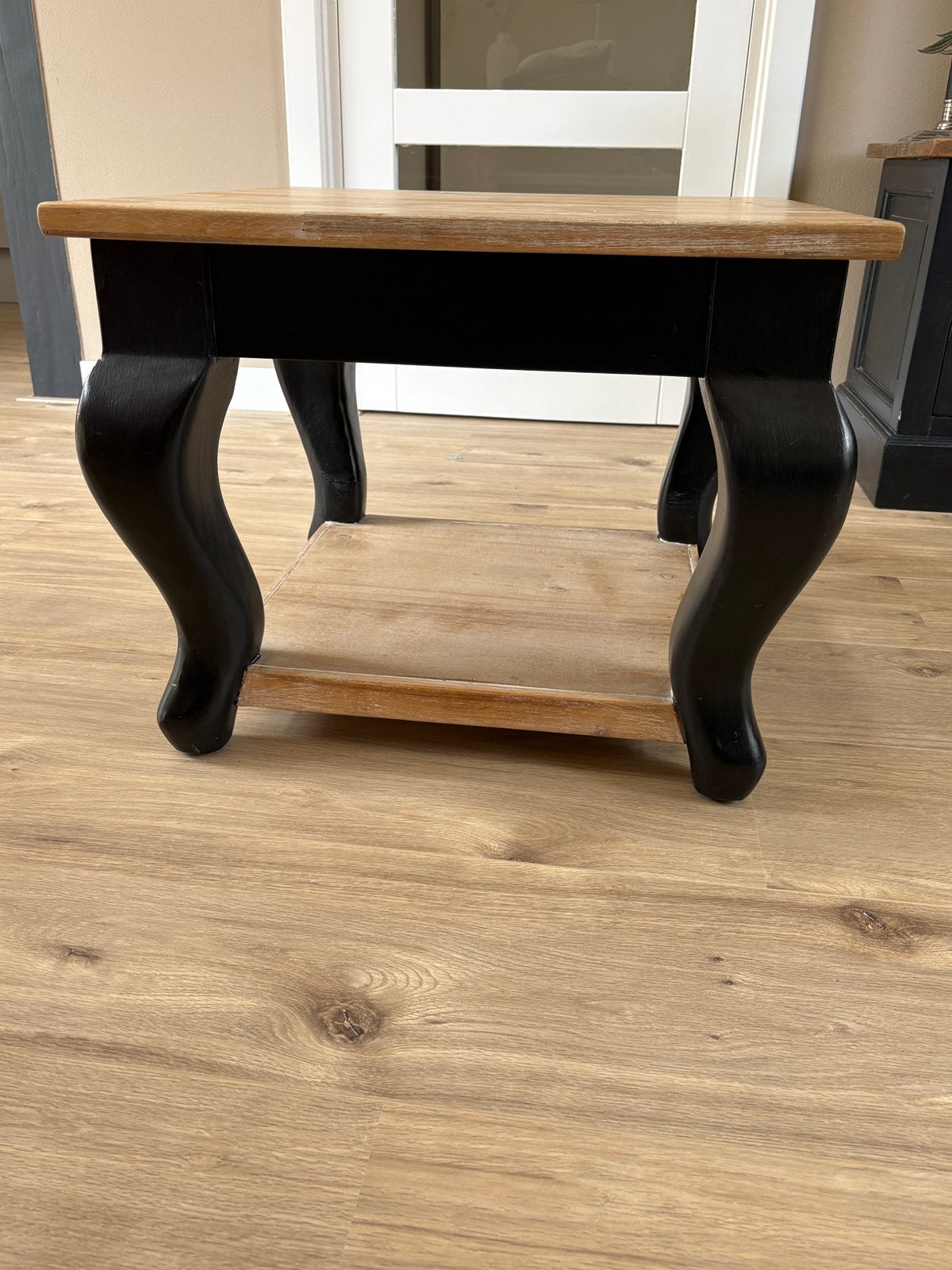 Landelijk Tafeltje, Huis en Inrichting, Tafels | Sidetables, Ophalen, Gebruikt, 50 tot 100 cm, Vierkant
