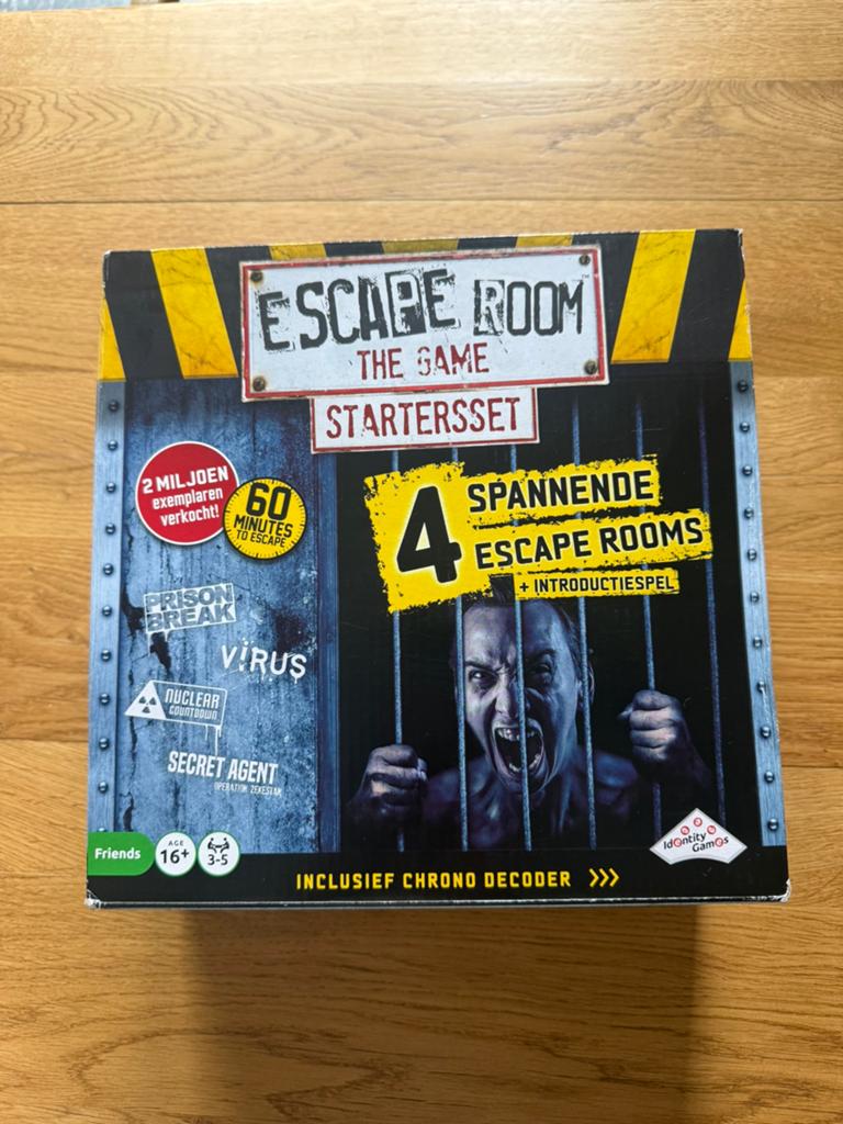 Escape Room The Game Startersset - 4 Spellen, Hobby en Vrije tijd, Gezelschapsspellen | Bordspellen, Drie of vier spelers, Ophalen of Verzenden