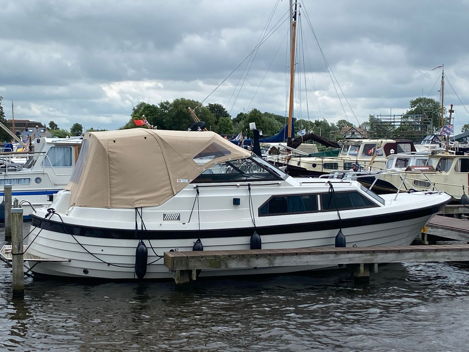Goed onderhouden Scand 25 met Mercedes diesel, Watersport en Boten, Motorboten en Motorjachten, Overige merken, Binnenboordmotor
