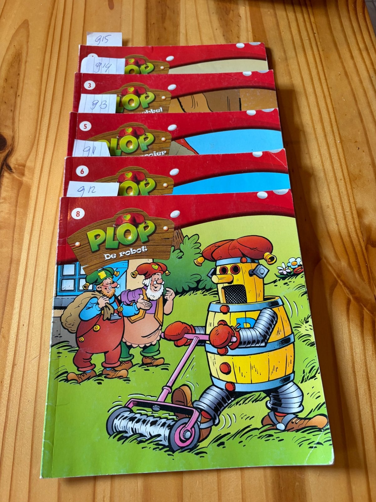 Kabouter plop studio 100 1,3,5,6, en 8 mogen los verkocht, Meerdere comics, Ophalen of Verzenden, Zo goed als nieuw, Europa