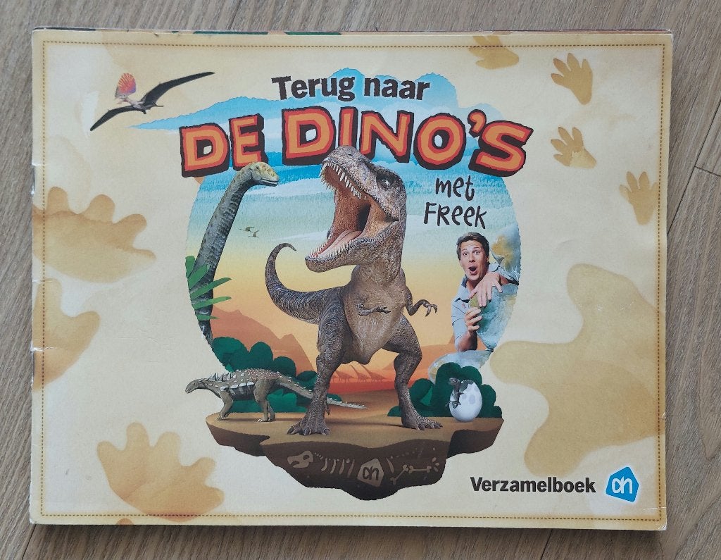 Verzamelboek AH Terug naar de Dino's met Freek (compleet), Albert Heijn, Ophalen of Verzenden