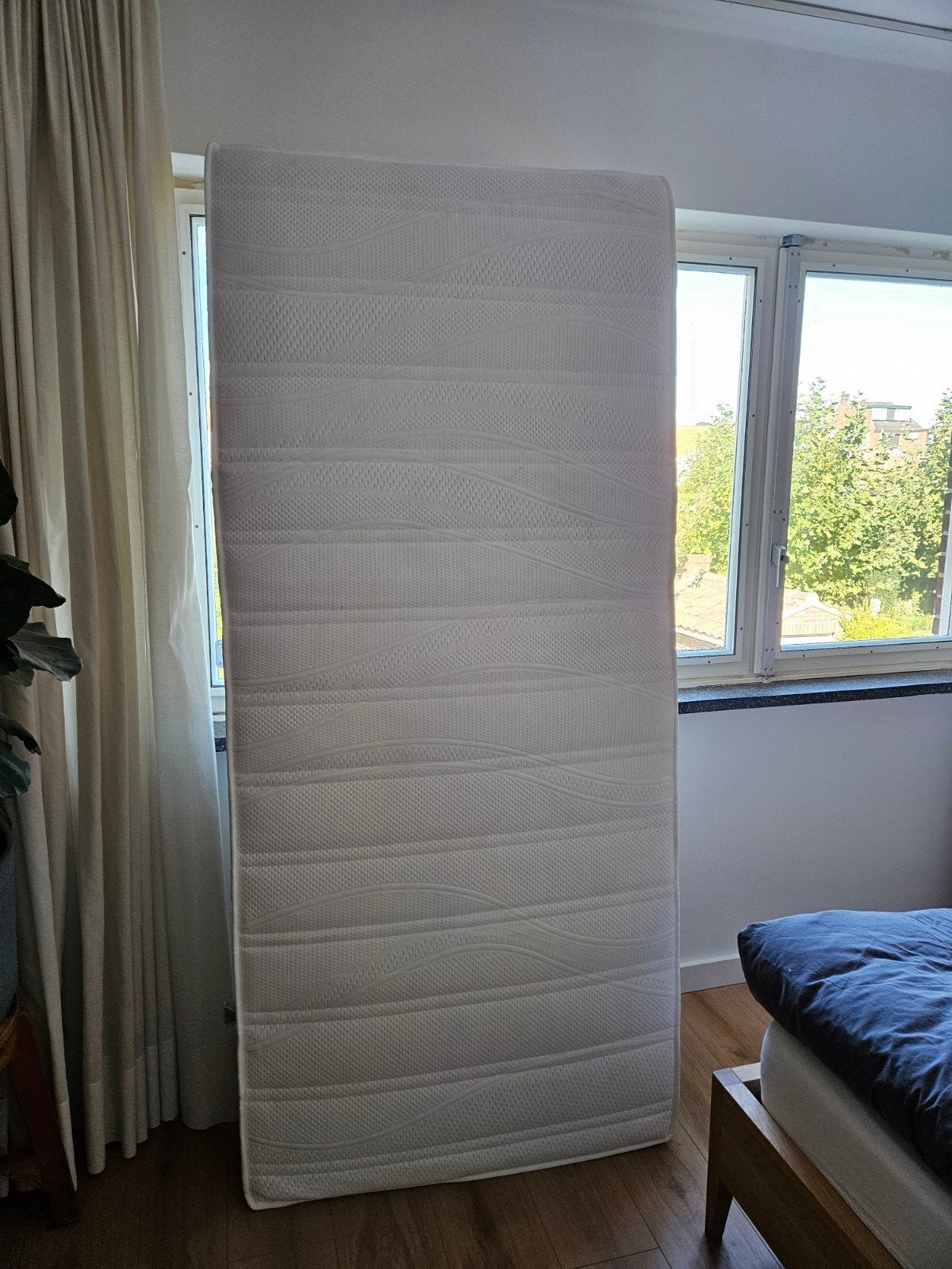 Matras 90x200 slechts 3,5 maand gebruikt en wasbaar, Ophalen, Zo goed als nieuw, Eenpersoons, 90 cm