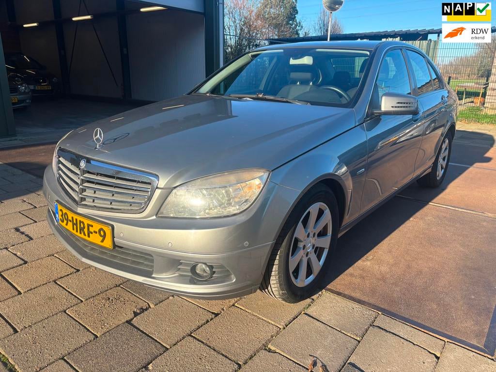 Mercedes-Benz C-klasse 180 Kompressor Airco Navi Cruise, Gebruikt, Handgeschakeld, Sedan, Euro 4