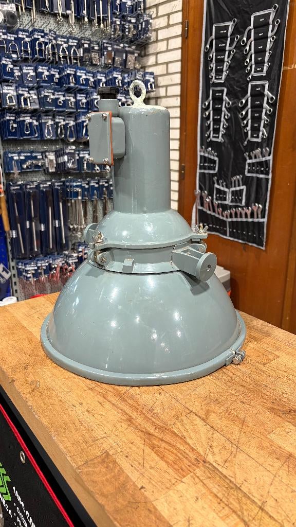 Hanglamp vintage, Ophalen of Verzenden, Zo goed als nieuw, Industrieel, Minder dan 50 cm