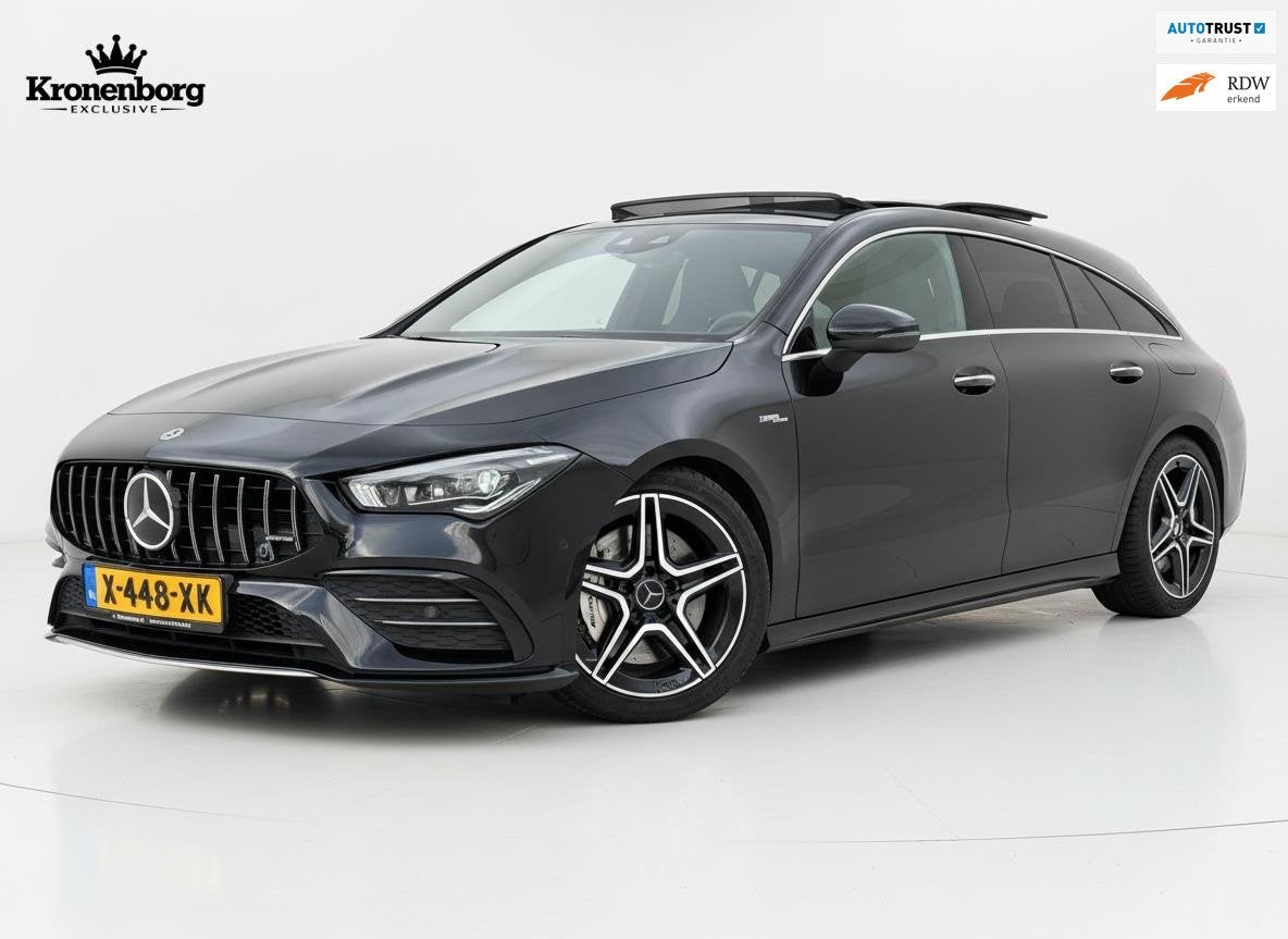 Mercedes-Benz CLA-klasse Shooting Brake AMG 35 4MATIC Premiu, Auto's, Automaat, CLA, Zwart, Vierwielaandrijving