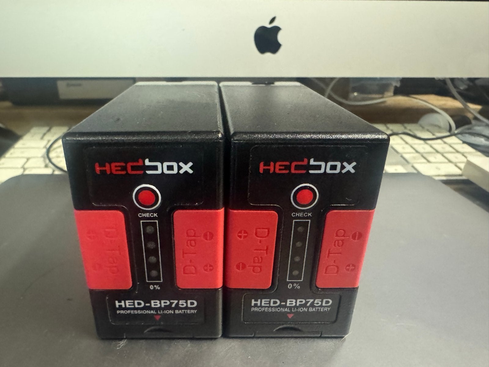 2x HEDBOX HED-BP75D Sony BP-U accu 75Wh - Zo goed als nieuw, Zo goed als nieuw, Overige merken, Sony, Accu