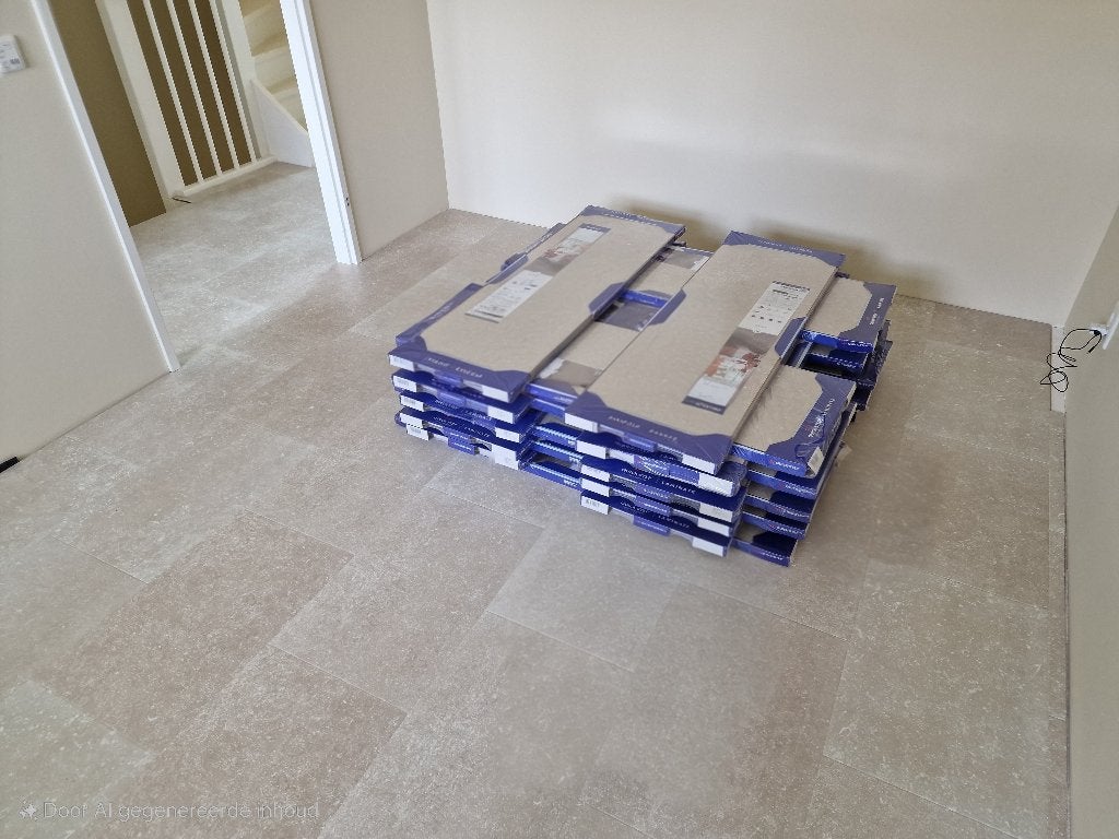 80 m2 Waterdichte Quickstep Laminaat, incl Ondervloer, Ophalen, Crème, 75 m² of meer, Zo goed als nieuw