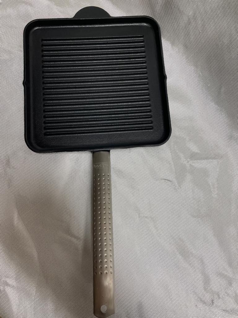 Nieuwe Bodum Gietijzeren Grillpan, Ophalen, Nieuw, Koekenpan of Braadpan, Gietijzer