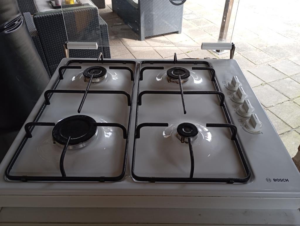 4 pits kookplaat van bosch, Witgoed en Apparatuur, Kookplaten, Ophalen, Inbouw, Gas, 4 kookzones