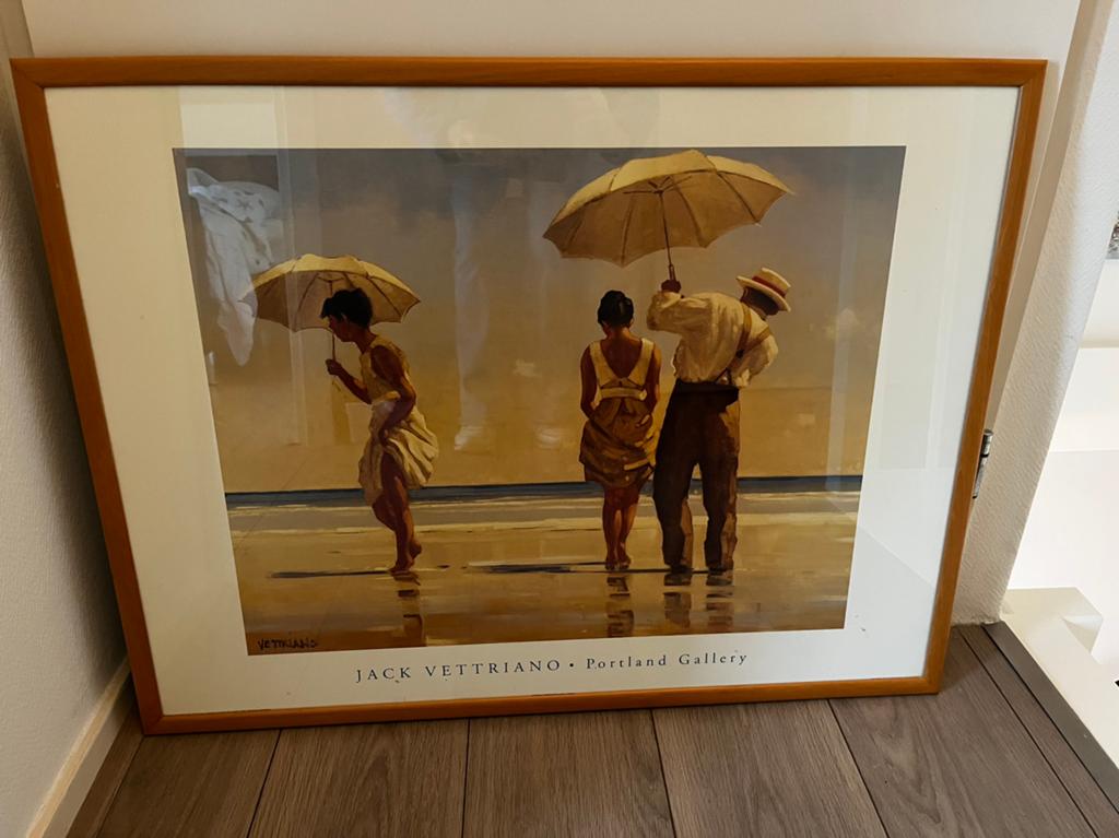 Gave ingelijste prent ‘Jack Vettriano’ Portland Gallery, Ophalen