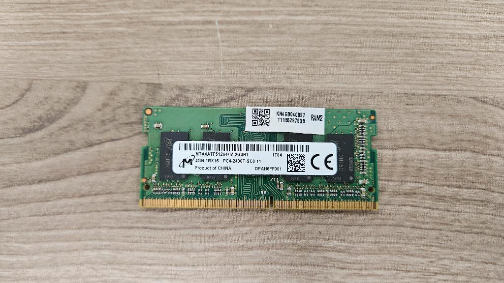 Micron MTA4ATF51264HZ-2G3B1, Ophalen, Gebruikt, DDR4, Laptop