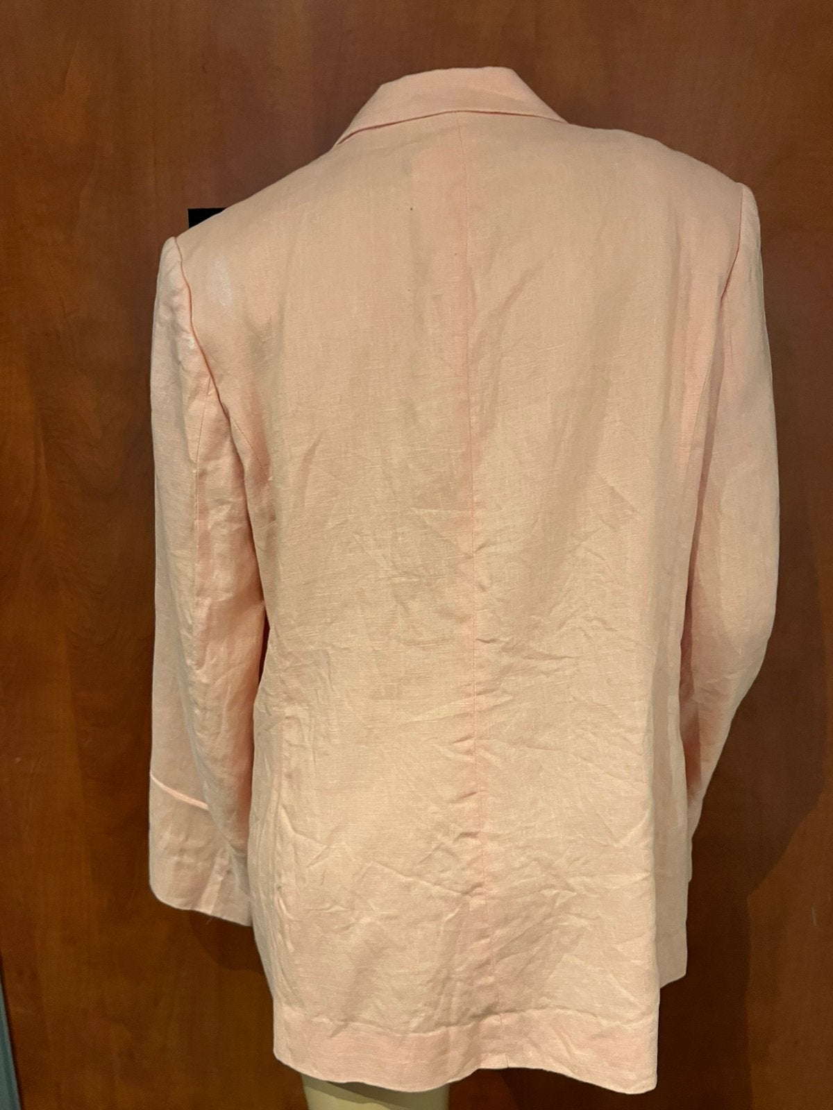 ZARA linnen blazer maat m zalmroze zgan, Maat 38/40 (M), F, Zara, Ophalen of Verzenden