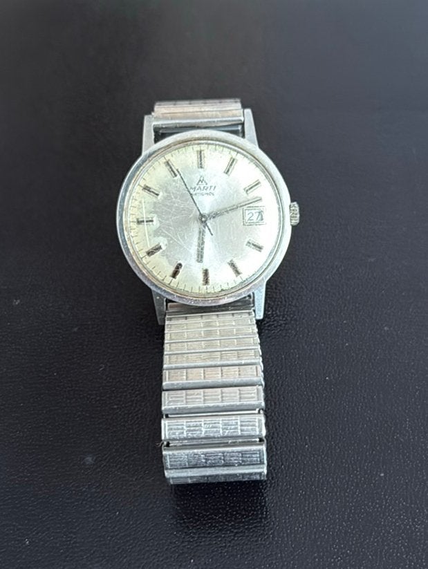 Oud heren horloge, Overige merken, Staal, Gebruikt, Staal