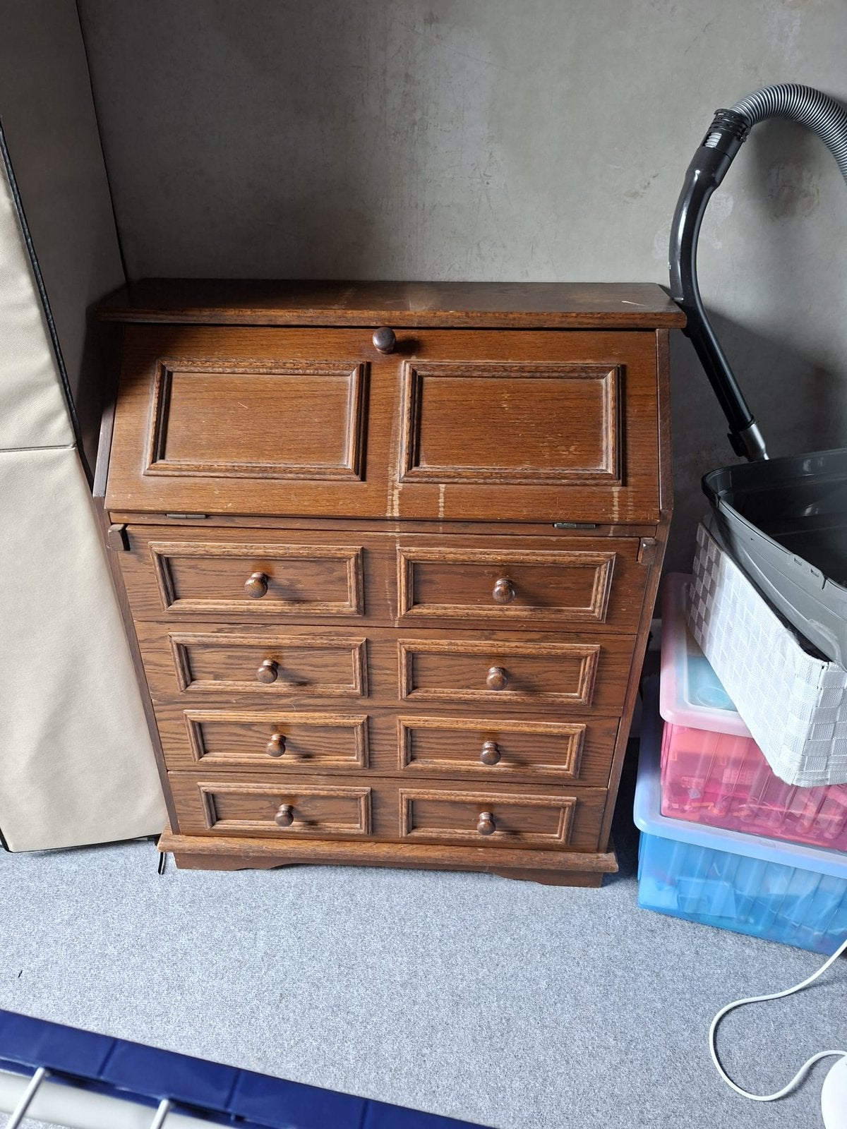 Secretaire antiek look, Huis en Inrichting, Kasten | Secretaires, Ophalen, Gebruikt