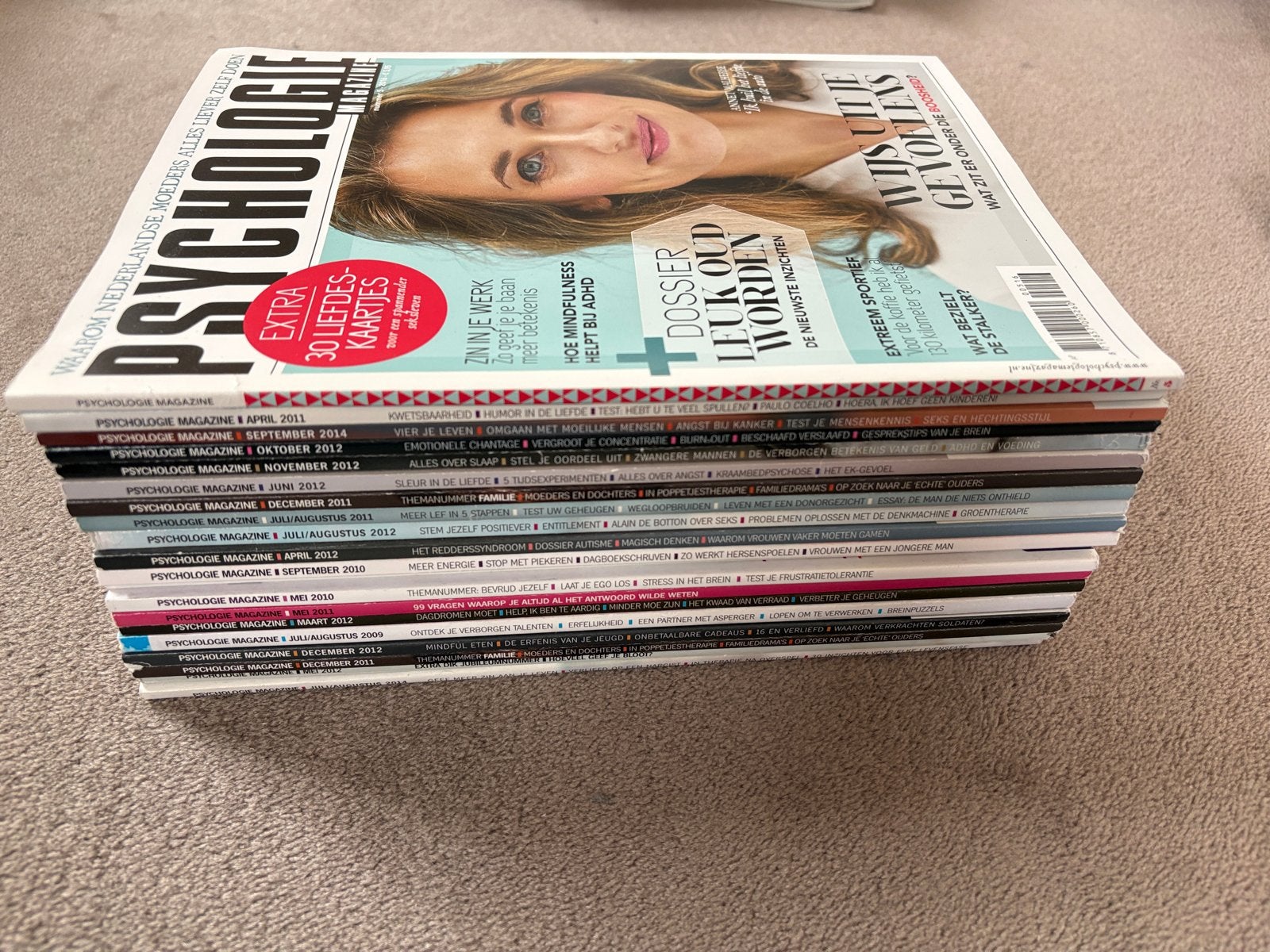 Stapel Psychologie magazines, Ophalen, Zo goed als nieuw