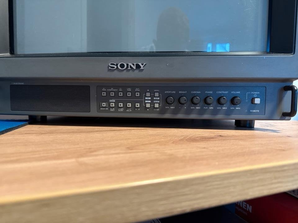 Sony PVM-2054QM CRT-monitor, Telecommunicatie, Ophalen of Verzenden, Zo goed als nieuw