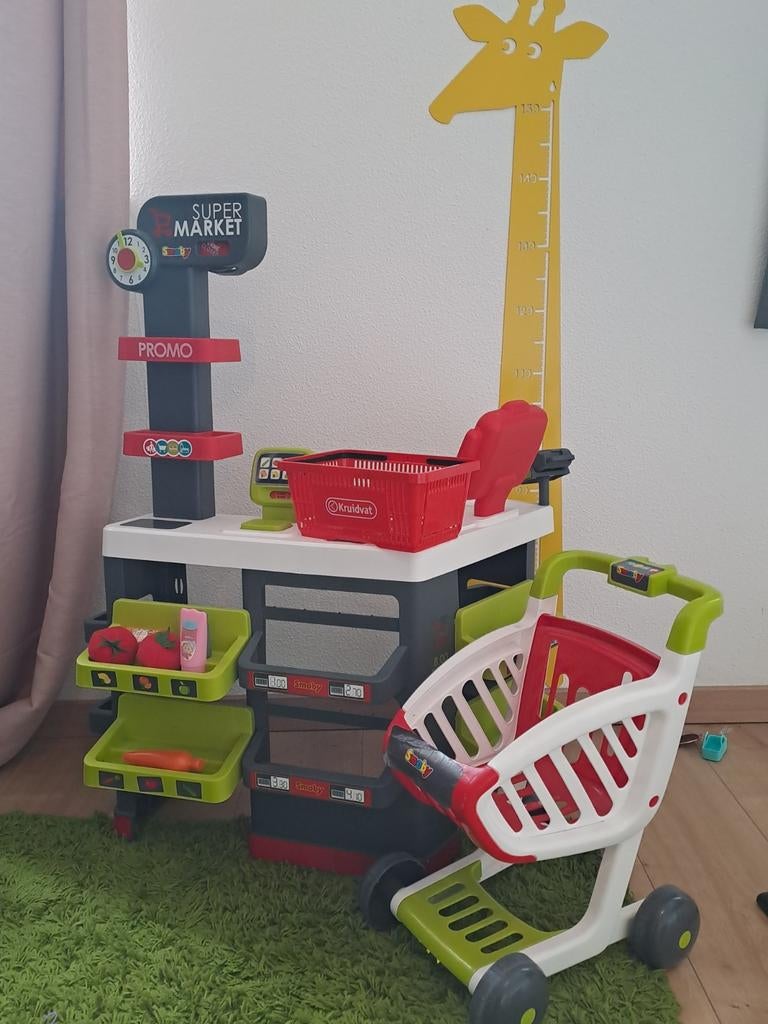 Smoby speelwinkeltje + accessoires, Ophalen, Gebruikt, Kunststof