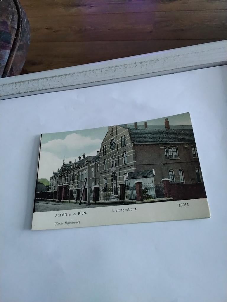ALFEN A.D. RIJN.  LIEFDEGESTICHT, Ophalen of Verzenden, Voor 1920, Zuid-Holland