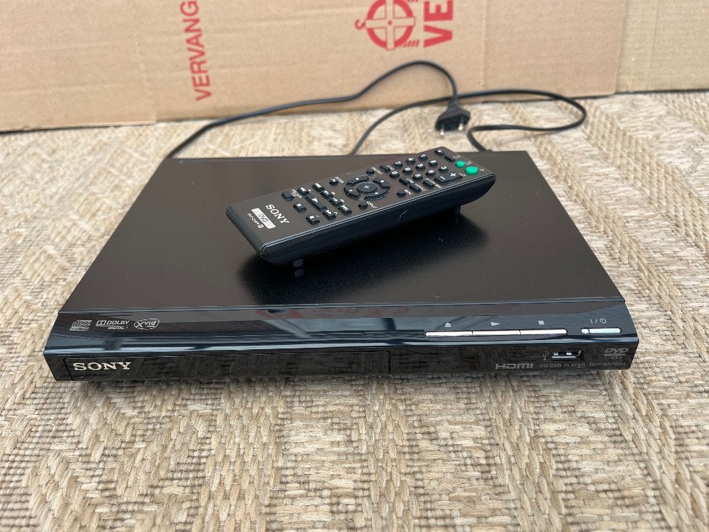 SONY DVP-SR760H CD/DVD PLAYER, Ophalen, Zo goed als nieuw, Sony