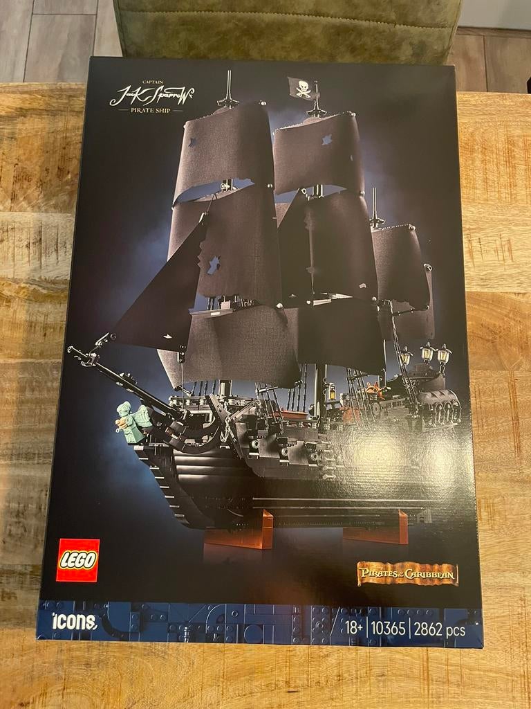 Lego Icons 10365 - het piratenschip van Jack Sparrow nieu, Lego, Nieuw, Ophalen of Verzenden, Icons