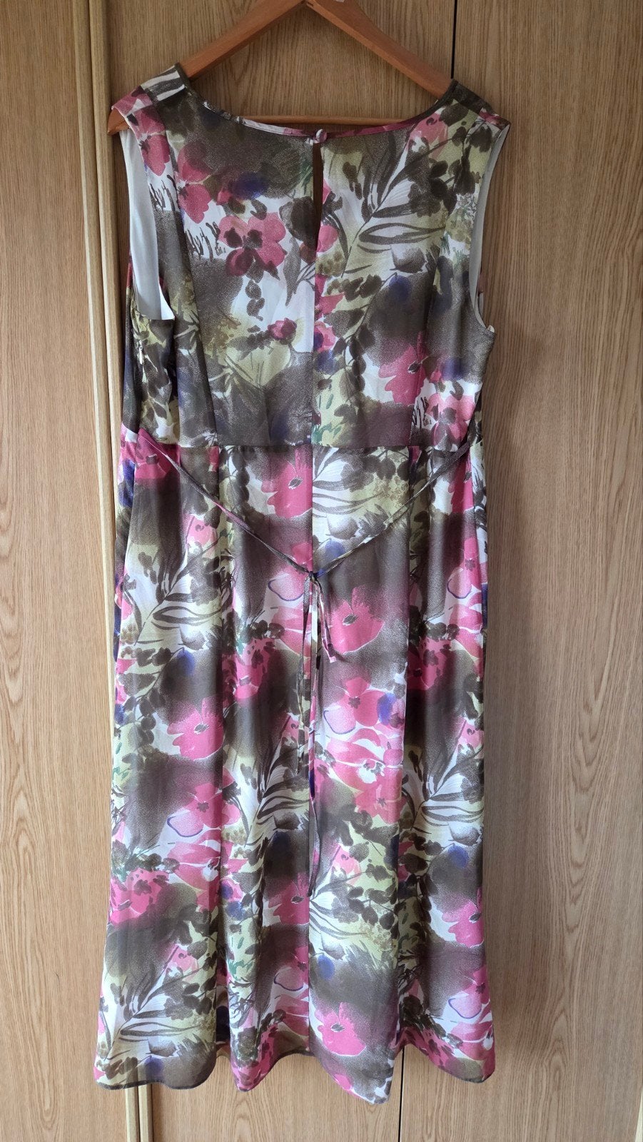 Ulla Popken bloemenprint jurk maat 48, Meerkleurig, Maat 46/48 (XL) of groter, Nieuw, Ulla Popken
