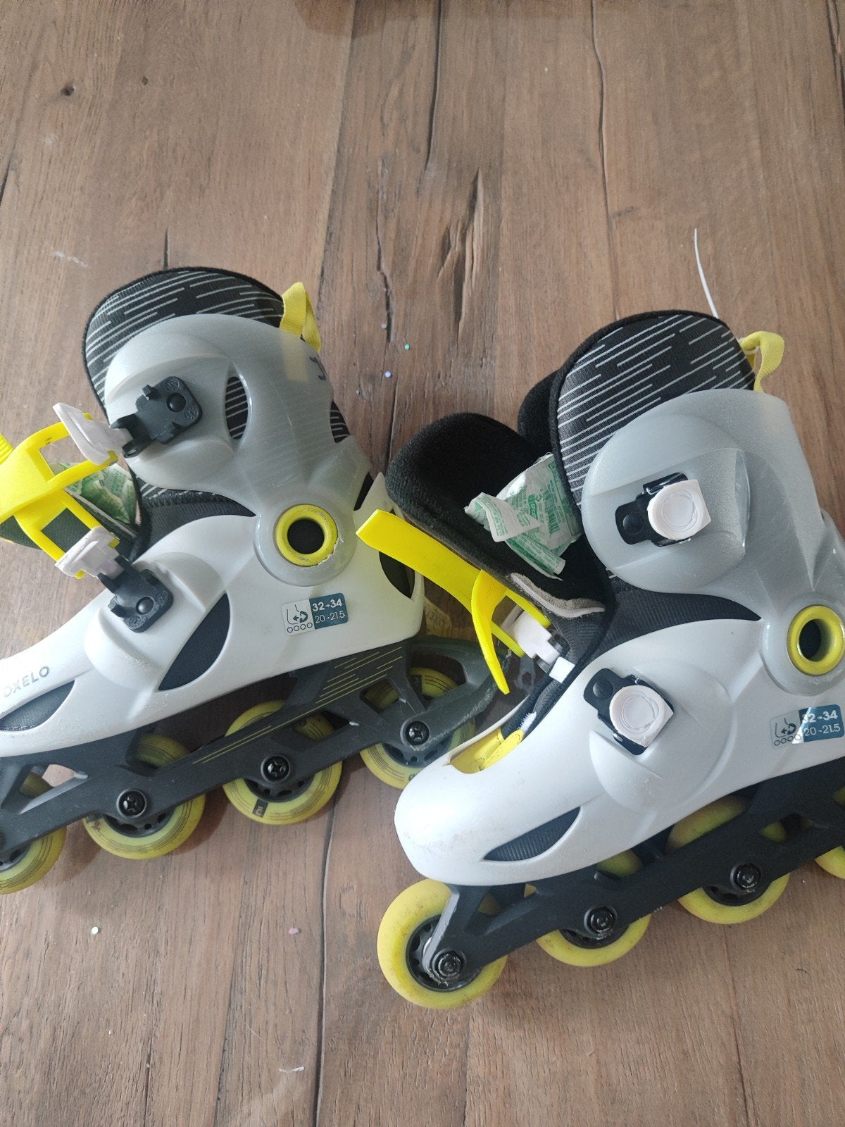 Verstelbare Oxelo inline skates - Maat 32-34, Kinderen, Inline skates 4 wielen, Ophalen, Overige merken