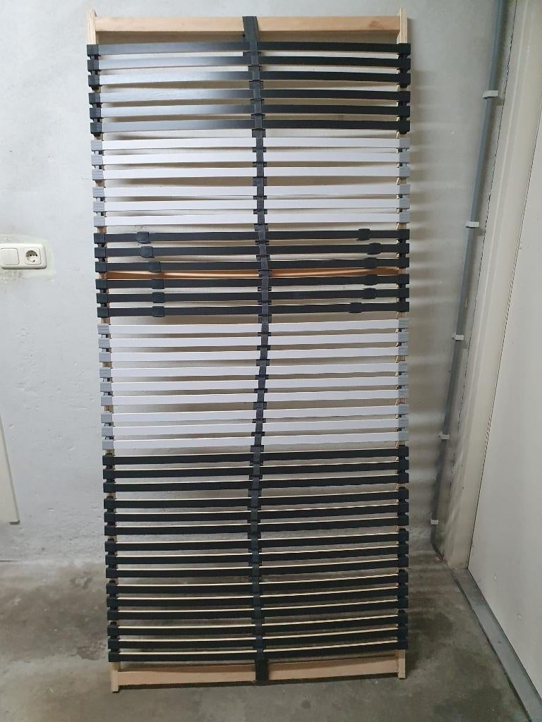 lattenbodem, Ophalen, 90 cm, Eenpersoons, Zo goed als nieuw
