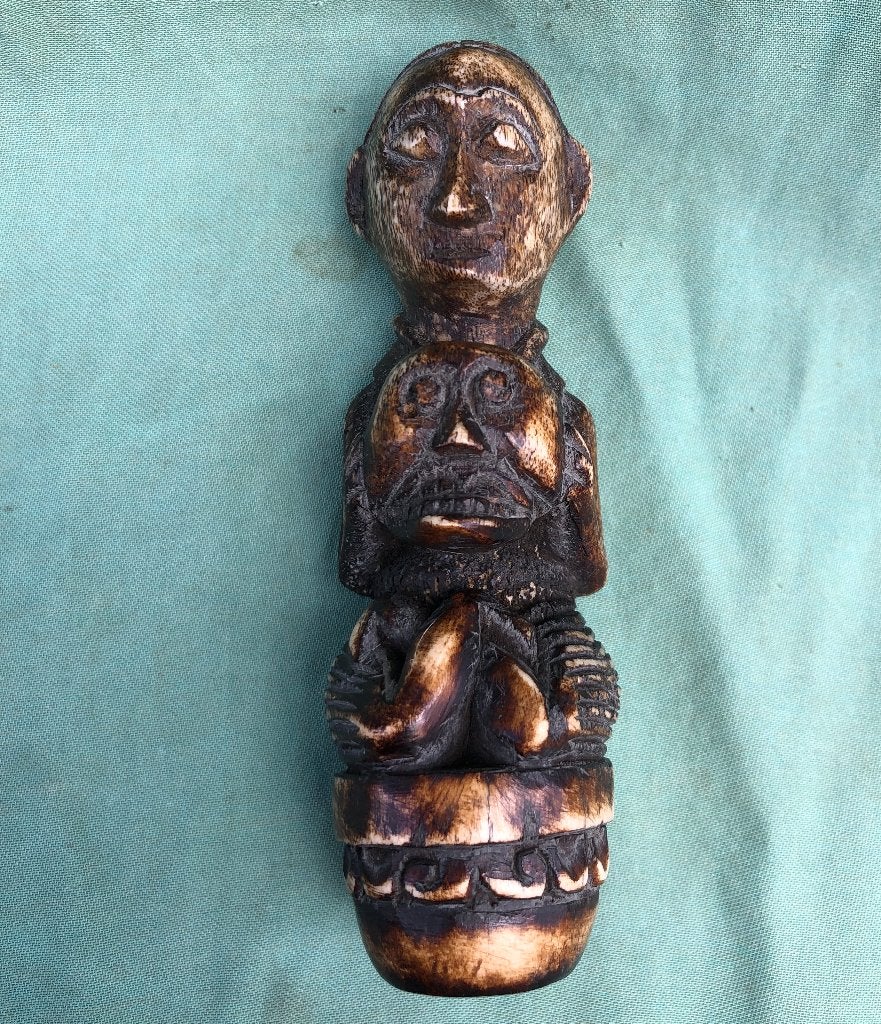 Beeldje van bot Lombok Indonesië, Natuurlijk materiaal, Ophalen of Verzenden, Indonesië, Handgemaakt