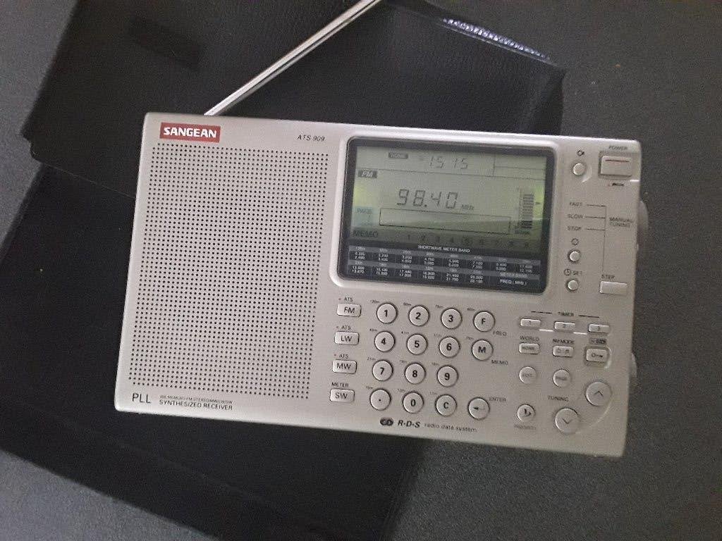 Sangean ATS 909 wereldontvanger, Audio, Tv en Foto, Ophalen, Zo goed als nieuw, Wereldontvanger