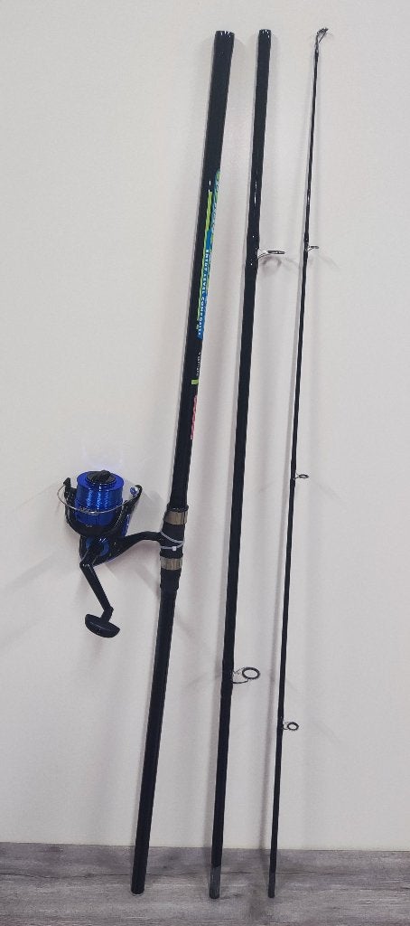NIEUW Arca Set Hellas Strandhengel 4,20 Mt 100-250 G + Molen, Watersport en Boten, Hengelsport | Zeevissen, Ophalen, Nieuw, Complete set
