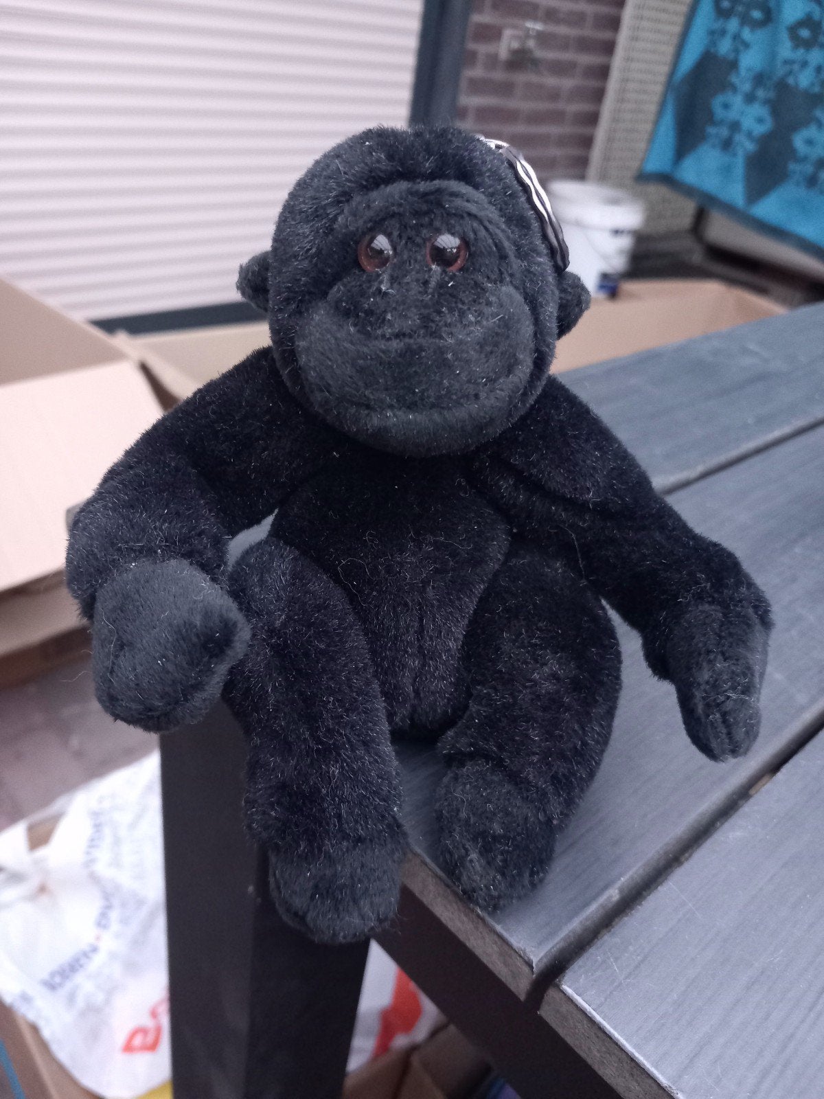 Zwarte gorilla sleutelhanger, Overige merken, Zwart, Ophalen of Verzenden, Zo goed als nieuw