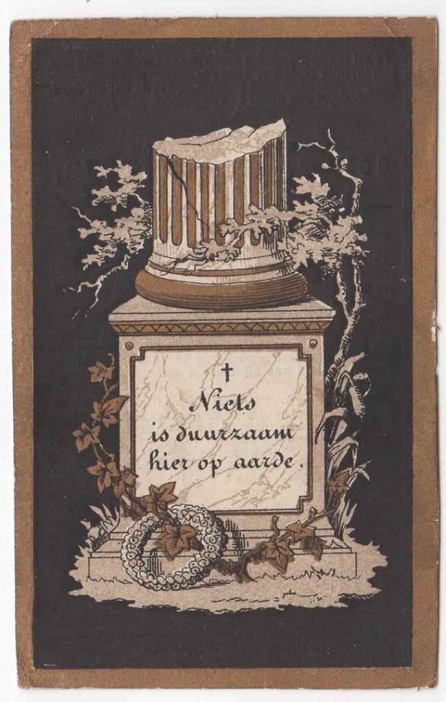 Constantin Dufour 1828 Thielt + 1885 Ingelmunster, 56 jaar, Verzenden