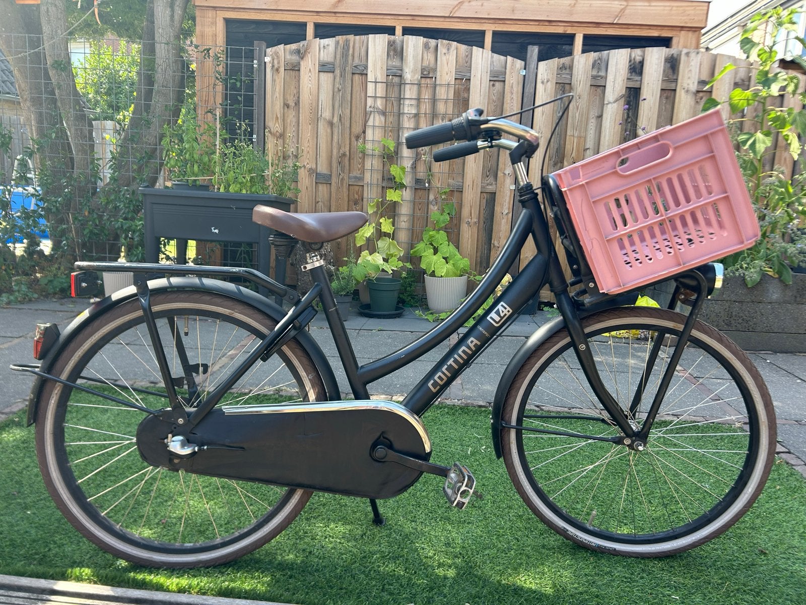 Gebruikte Cortina meisjesfiets 24 inch met Nexus versnelling, Ophalen, Terugtraprem, Versnellingen, Gebruikt