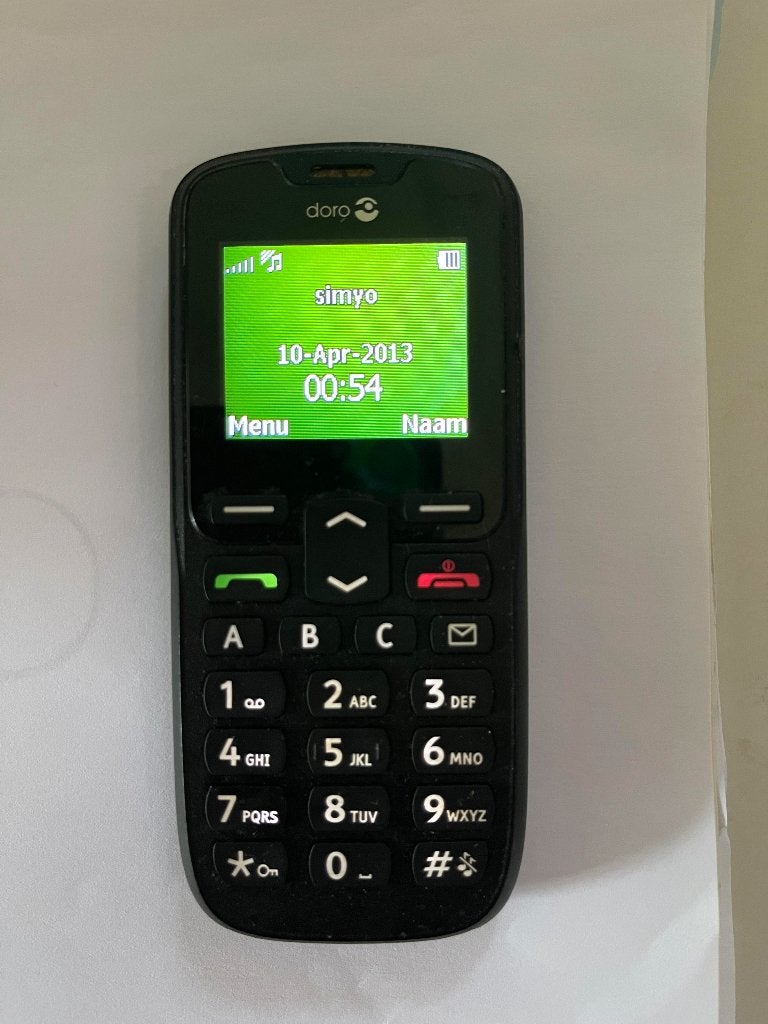 DORO 506 Telefoon prepaid met beltegoed € 16, Ophalen of Verzenden, Zo goed als nieuw, Geen camera, Zonder abonnement