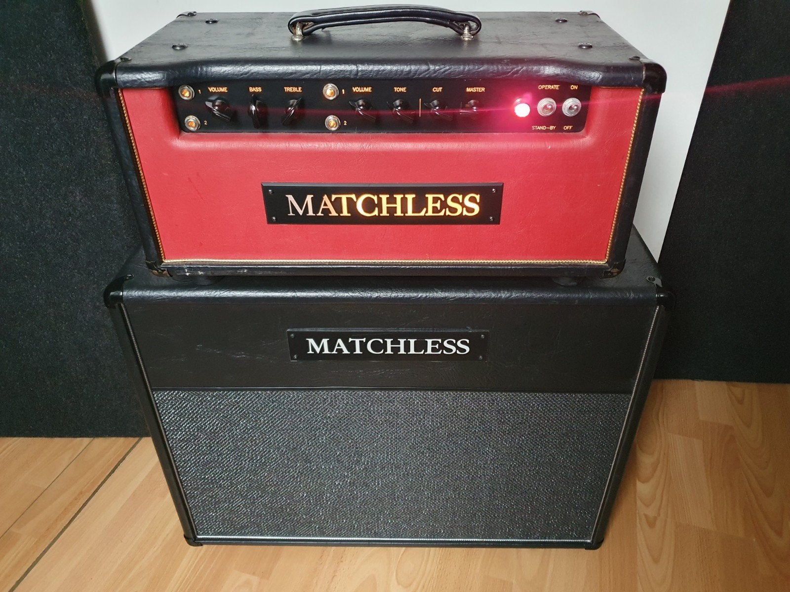 Matchless HC30 + ESD 2X12, Ophalen, Zo goed als nieuw, Gitaar, Minder dan 50 watt