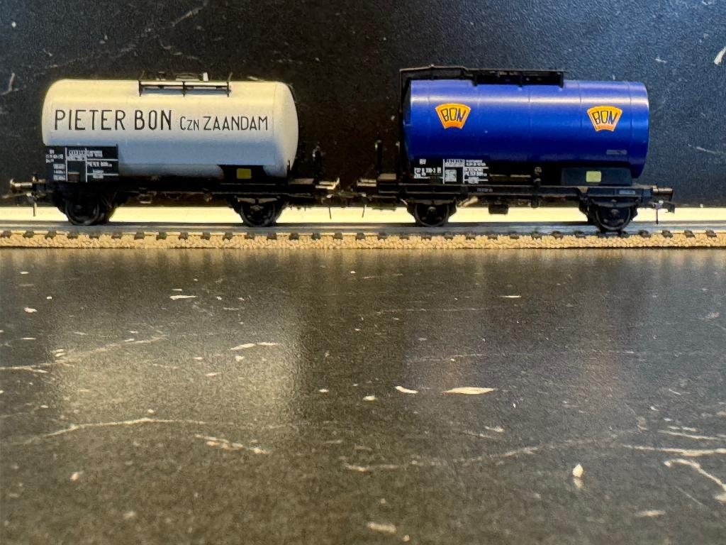 DB-4801: Pieter Bon Zaandam ketelwagen set - NS, Gelijkstroom, Ophalen of Verzenden, NS, Roco