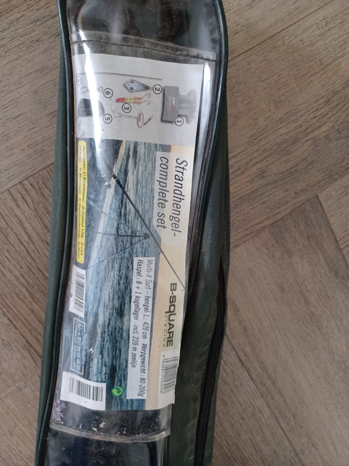 B-Square Strandhengel Complete Set - 420 cm Werphengel, Ophalen
