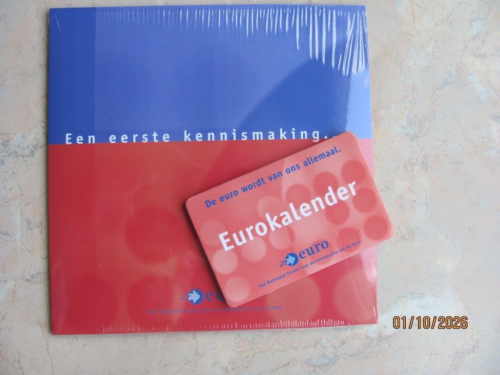 NIEUW gesealde verpakking EUROKIT euromunten Nederland 2001, Ophalen of Verzenden, Overige landen, Setje