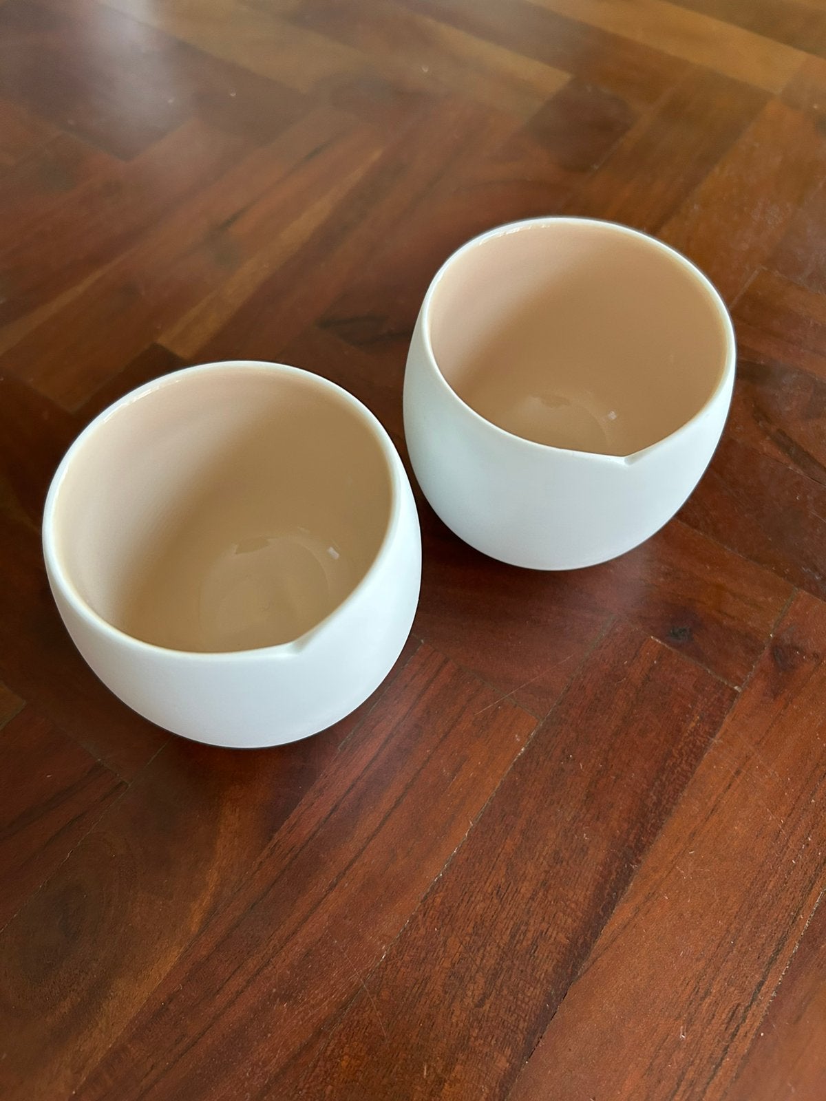 Twee Nespresso Origin Lungo kopjes zgan, Overige merken, Ophalen of Verzenden, Zo goed als nieuw, Overige stijlen