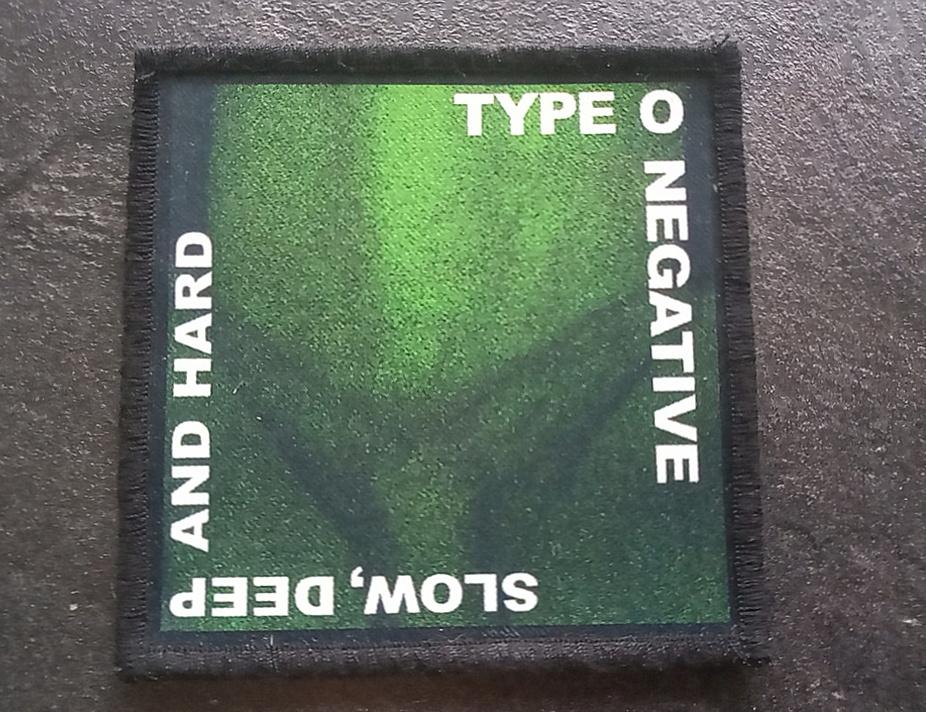 Type O Negative zeer mooie slow,deep and hard patch t270, Verzenden, Nieuw, Kleding