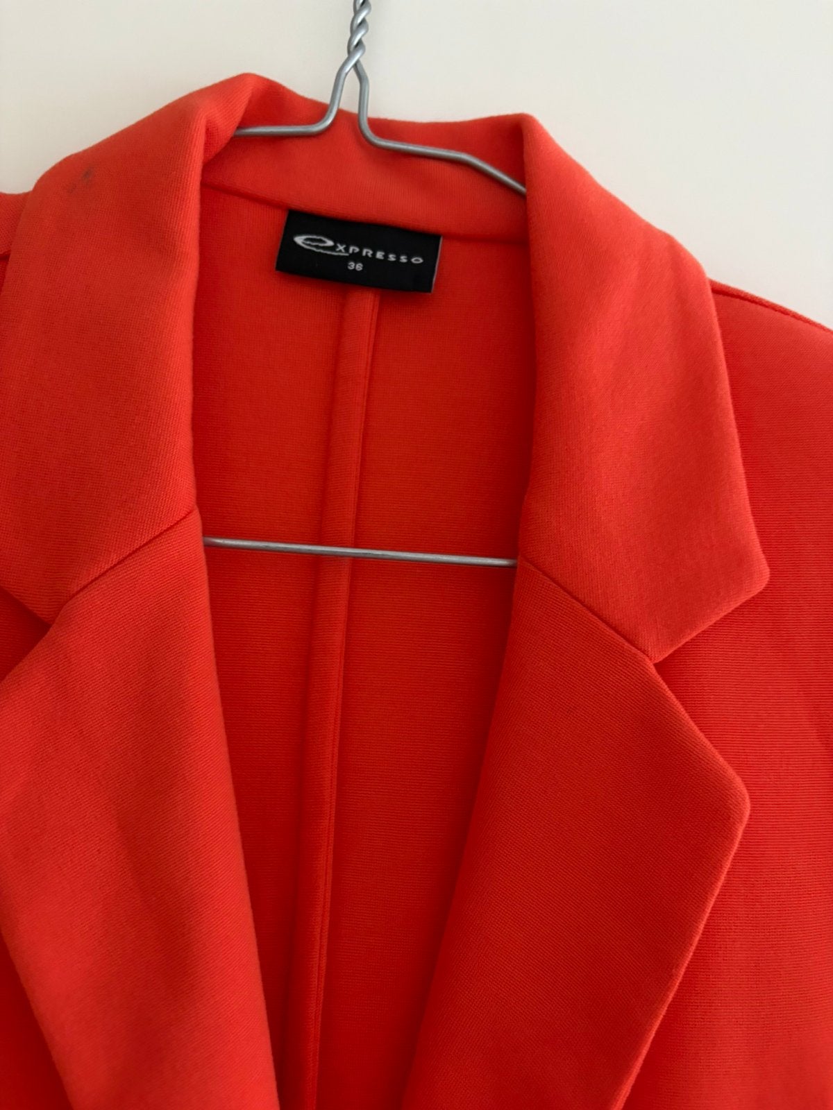 Oranje getailleerde blazer Expresso mt 36 EK proof !, Ophalen of Verzenden, Zo goed als nieuw, Maat 36 (S), Oranje