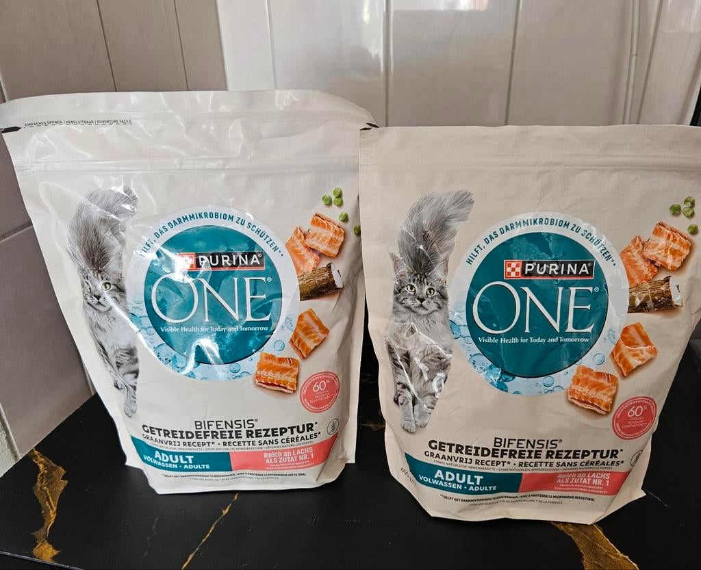 Purina one zalm, Ophalen, Kat