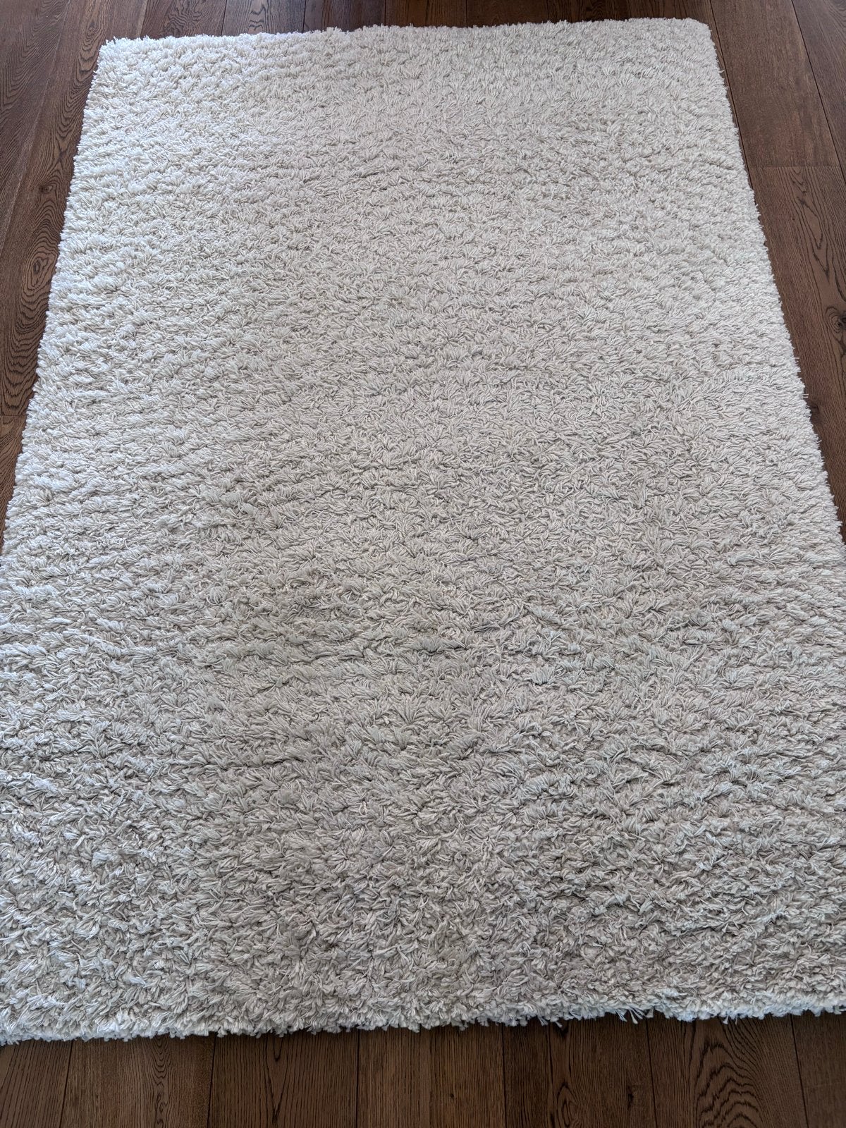 Ikea Vollerslev vloerkleed 133 x 195 cm, Ophalen, 100 tot 150 cm, Zo goed als nieuw, Crème