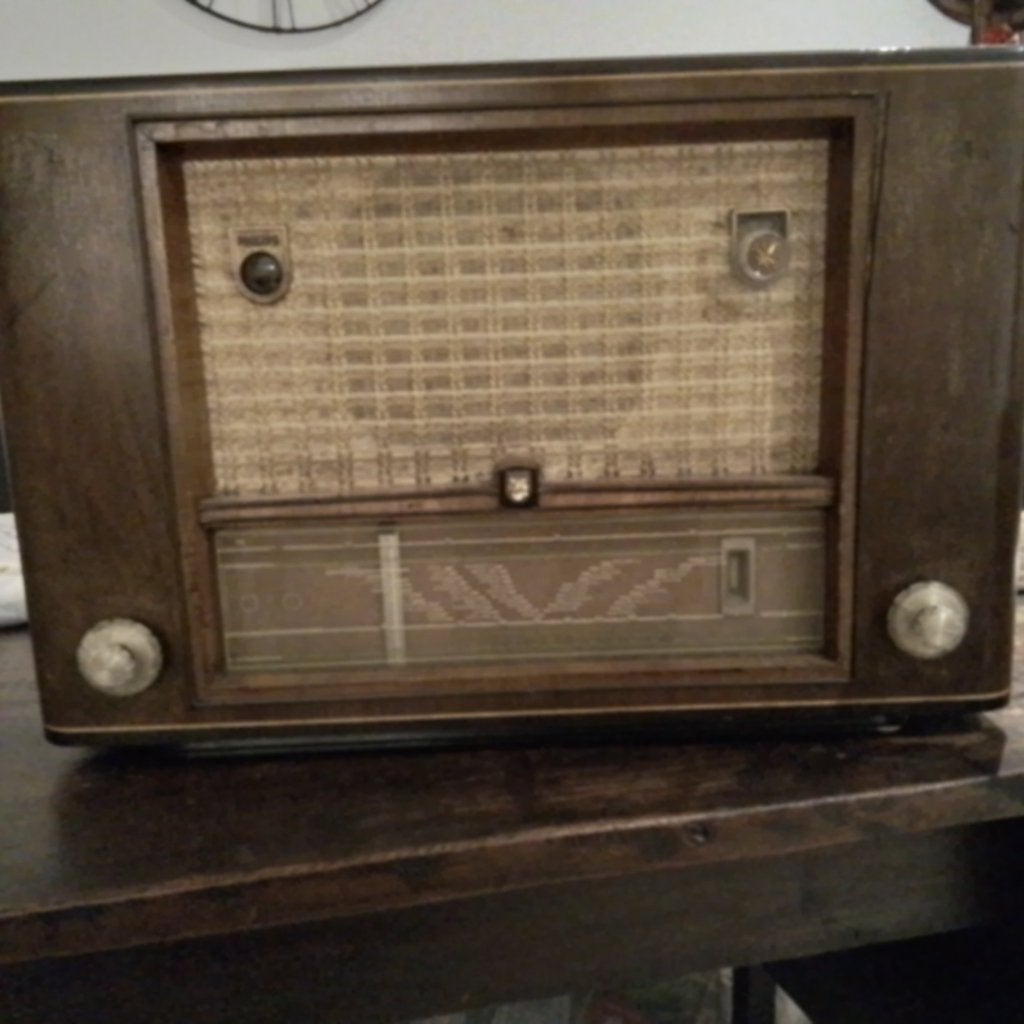 Radio phillips met lampen 20 euro, Ophalen of Verzenden, Gebruikt