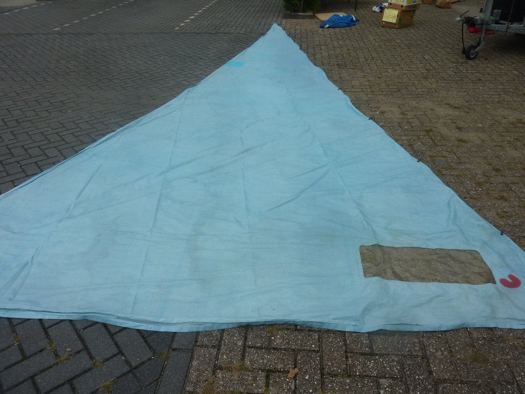 hemelsblauwe fok zie ook mijn andere advertenties, Watersport en Boten, Ophalen of Verzenden, Gebruikt, Overige typen