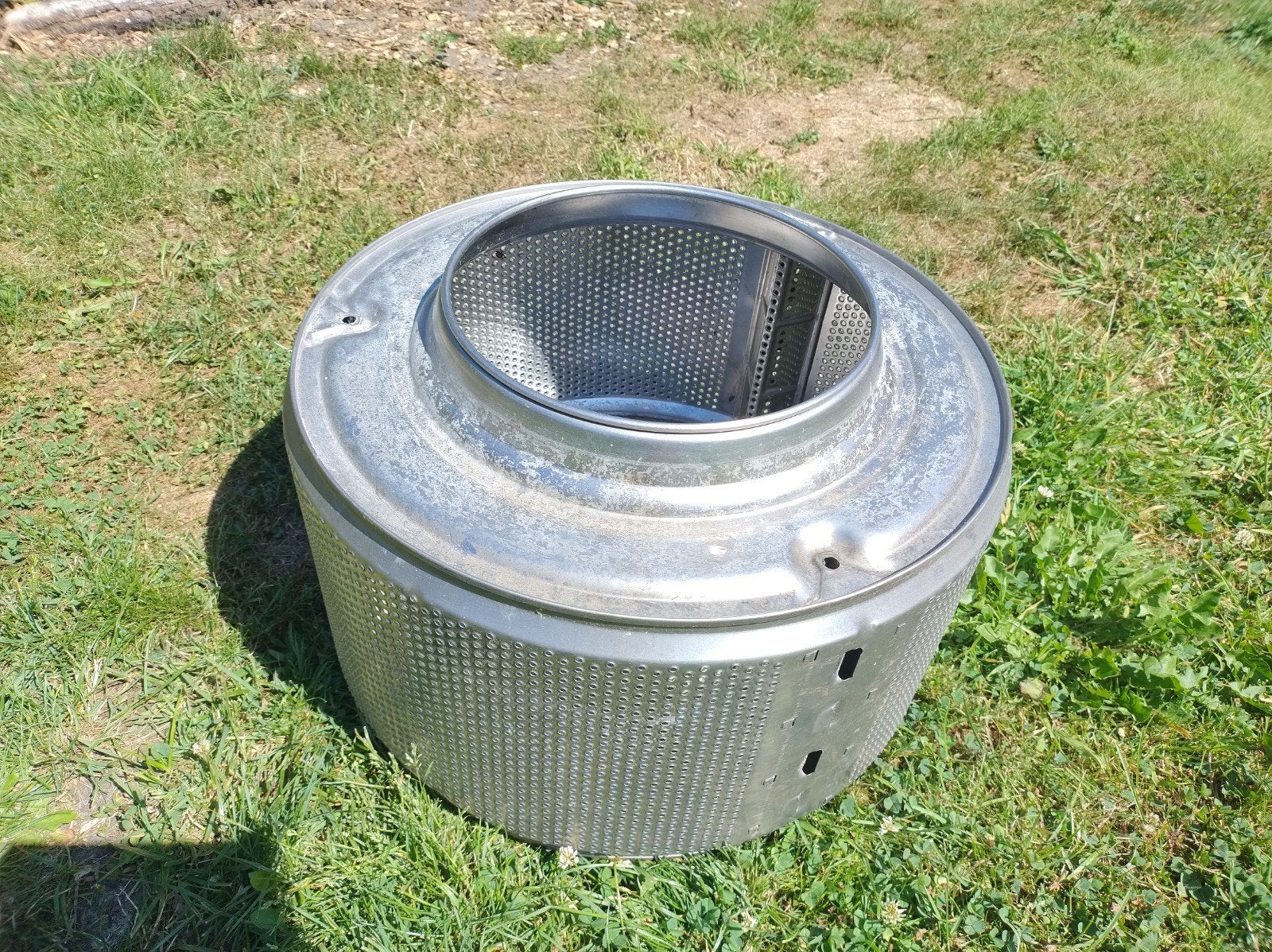 Trommel wasmachine voor vuurkorf, Ophalen, Gebruikt