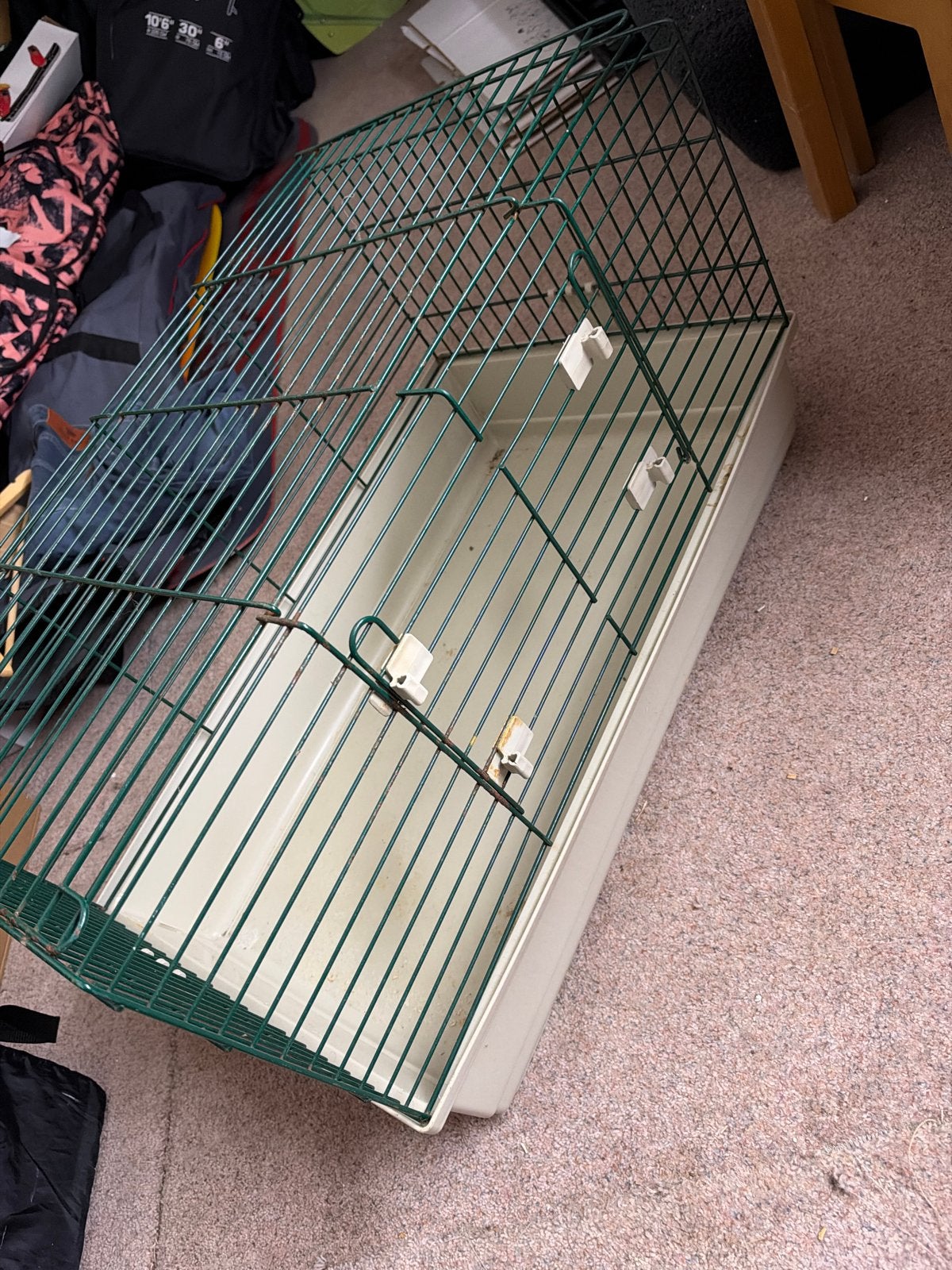Gratis konijnenhok, Dieren en Toebehoren, Gebruikt, Hok, Ophalen, Minder dan 60 cm