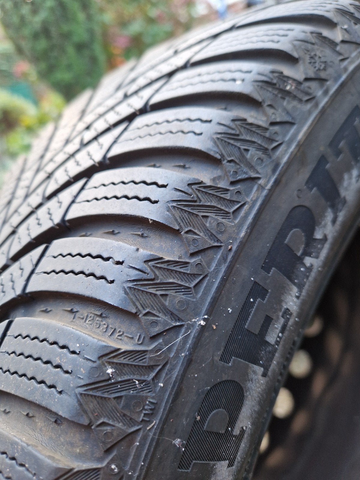 Semperit winterbanden 195/55 R16 met stalen velgen, Gebruikt, 16 inch, Banden en Velgen, Personenwagen