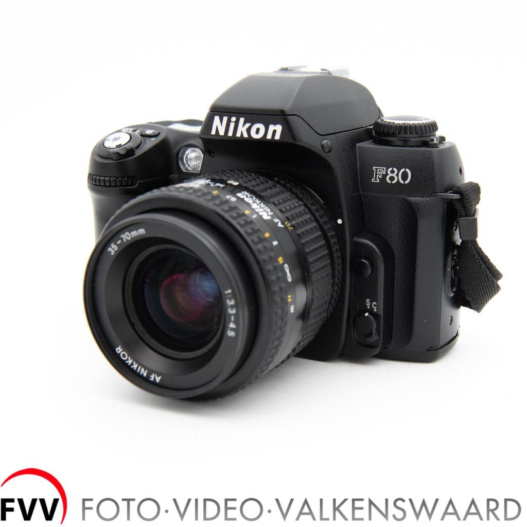 Nikon F80 +AF Nikkor 35-70 mm F3.3-4.5, Gebruikt, Spiegelreflex, Ophalen of Verzenden, Xxx