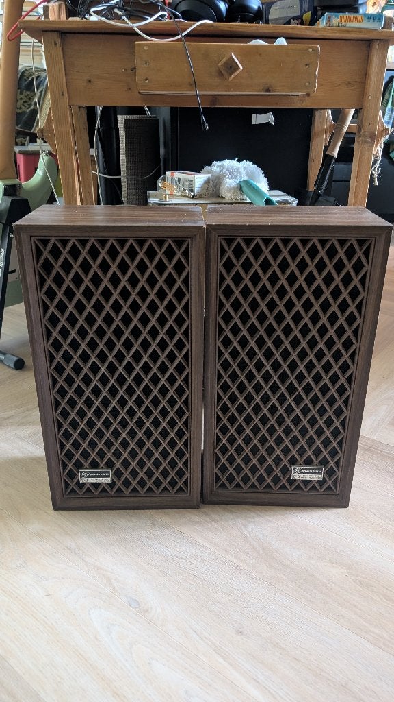 Vintage speakers, Gebruikt, Minder dan 60 watt, Boekenplank luidspreker, Ophalen